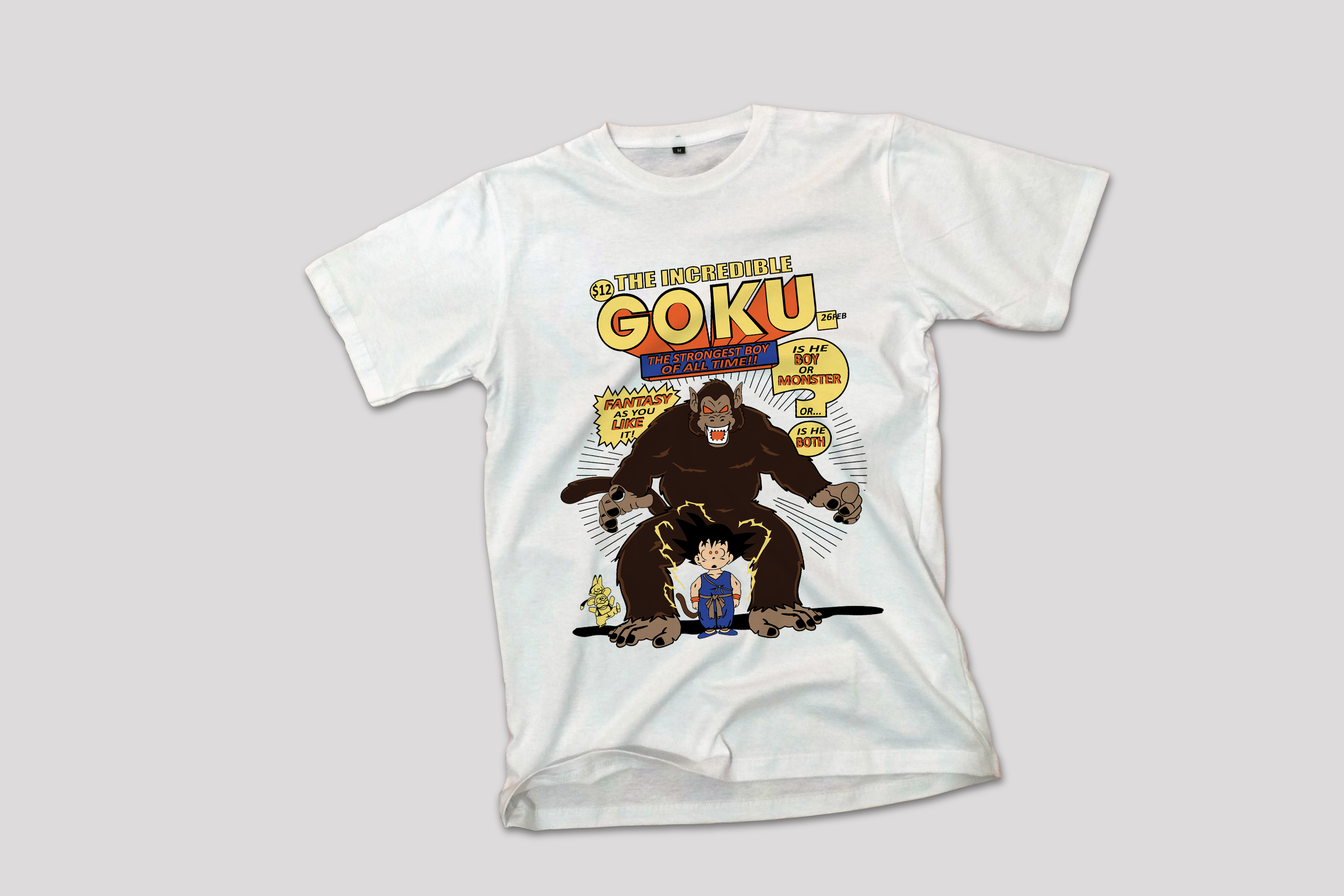 The Incredible Goku - Custom Printed T-shirt
